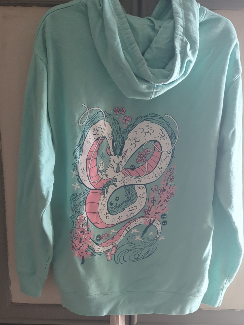 Studio Gibli seafoam Green Hoody